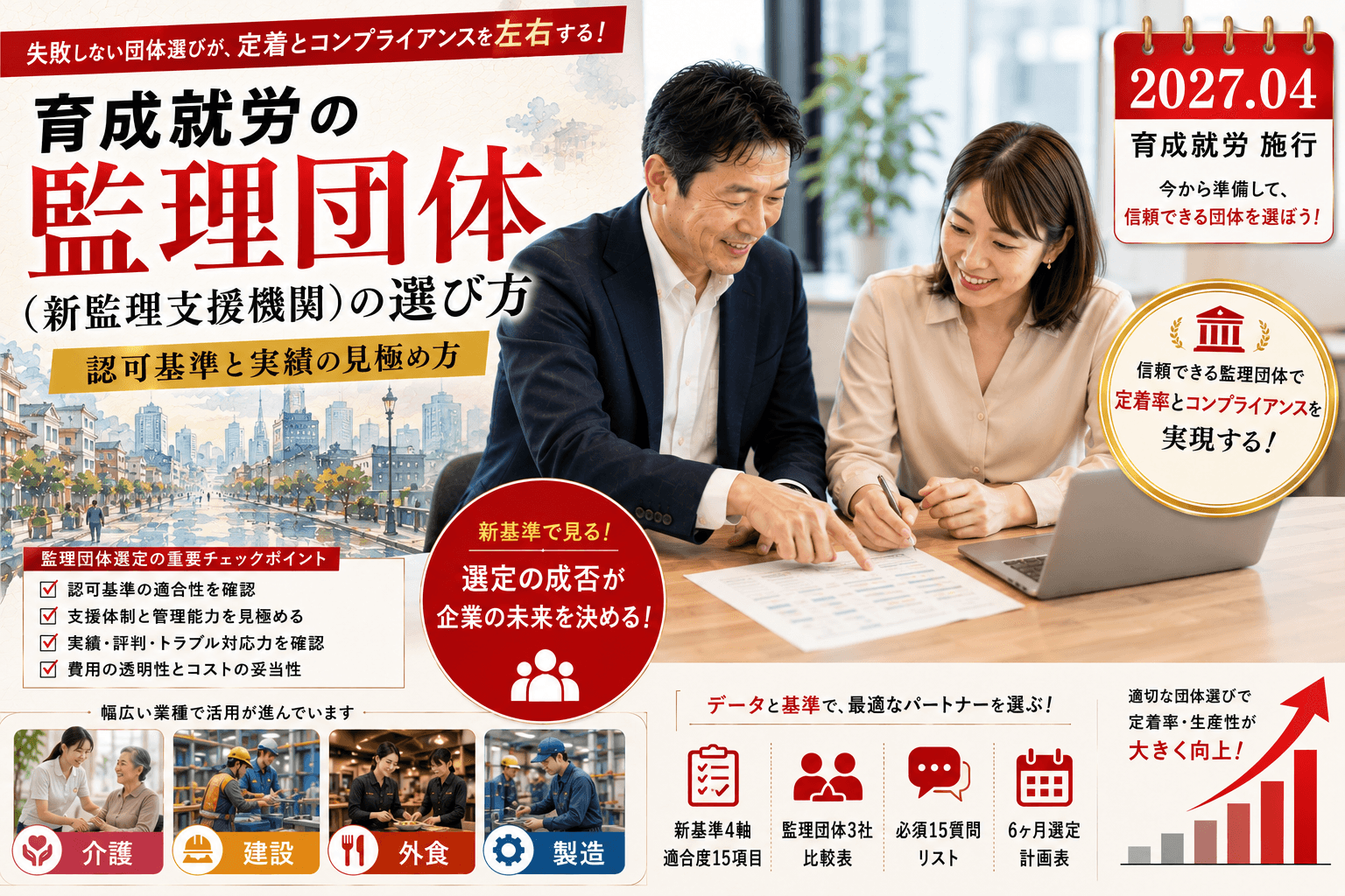 育成就労の監理団体(新監理支援機関)の選び方|認可基準と実績の見極め方